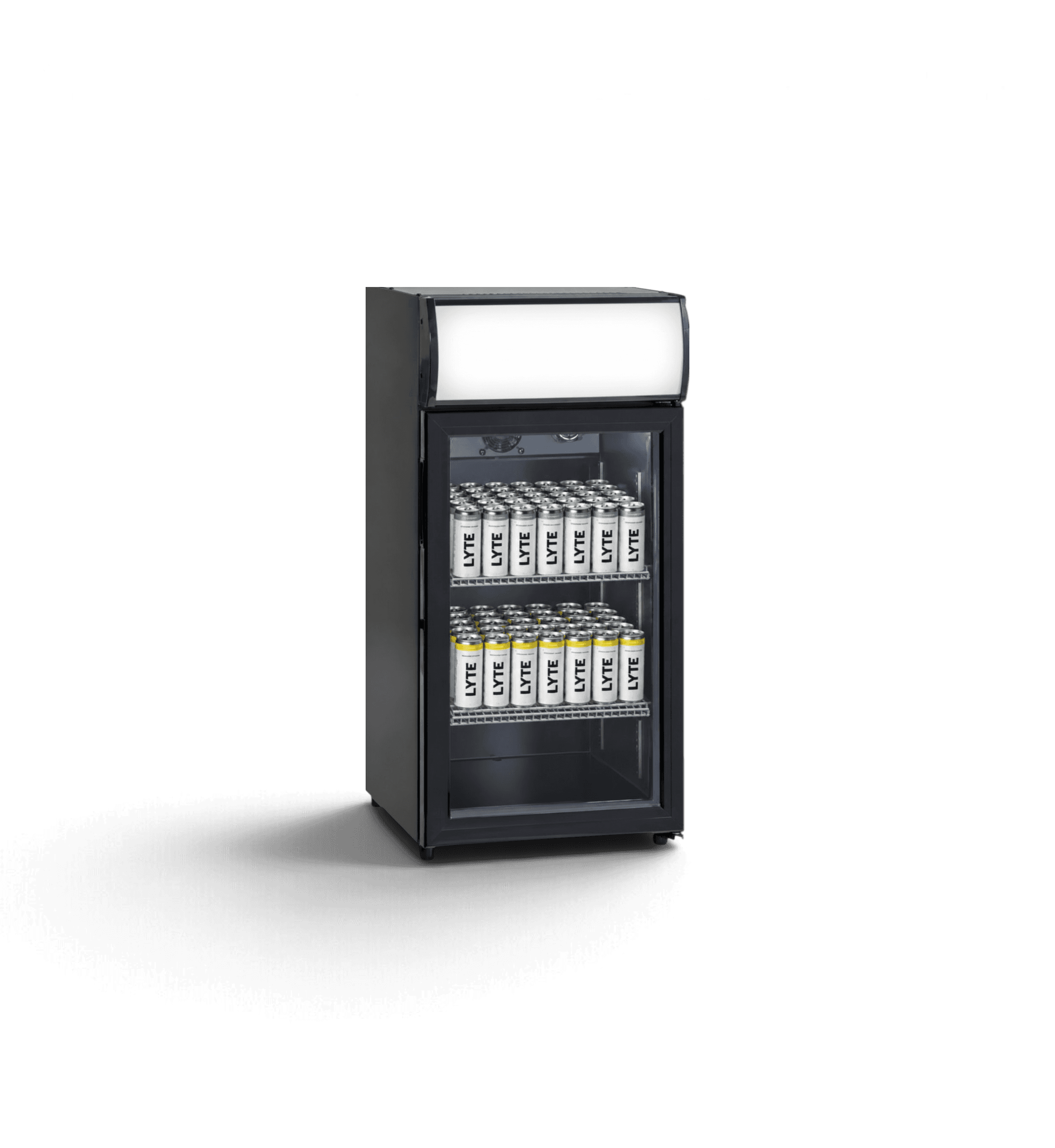 Scancool displaykøleskab backbar barkøleskab 84 liter sort SC81BE 